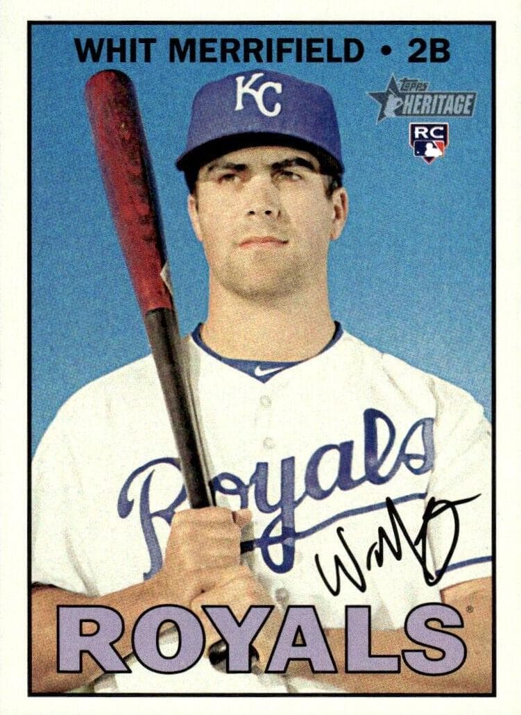 Whit Merrifield trading card