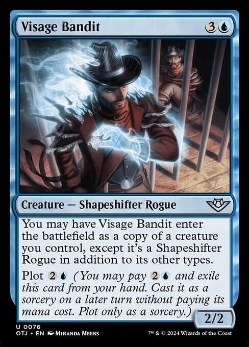 Visage Bandit 2024 Magic: The Gathering Outlaws of Thunder Junction