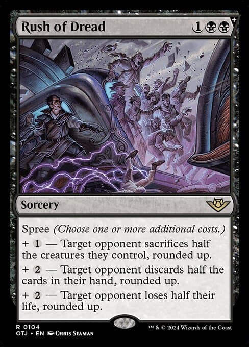 Rush of Dread 2024 Magic: The Gathering Outlaws of Thunder Junction