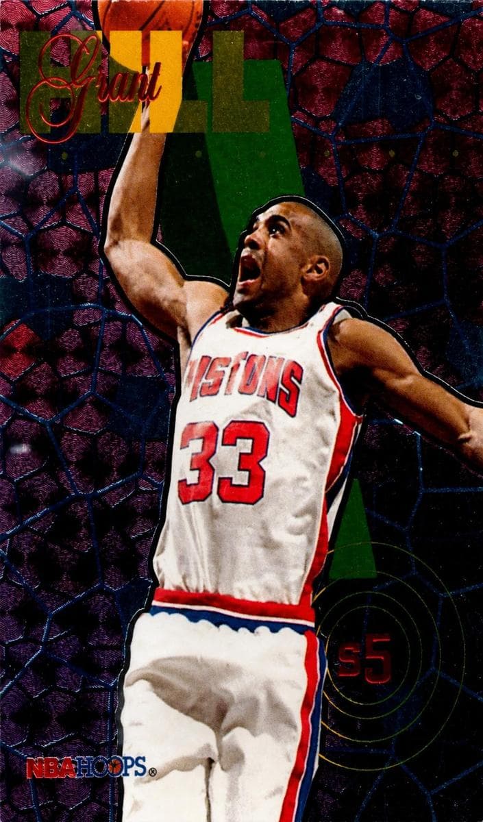Grant Hill 1995 panini Hoops
