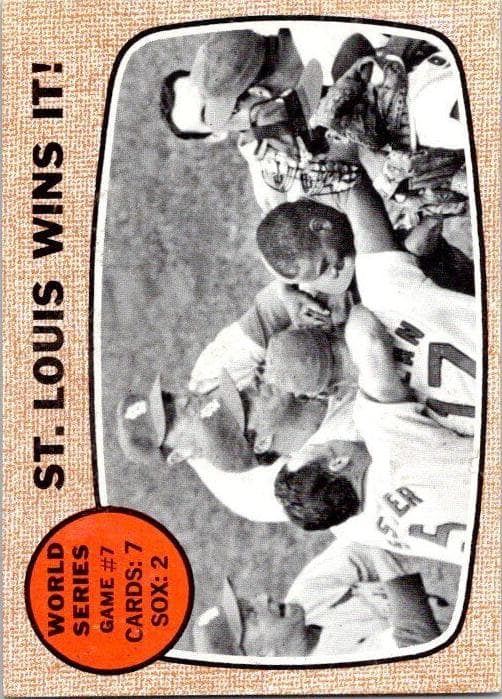 World Series Game #7 - St. Louis Wins It! 1968 topps Topps