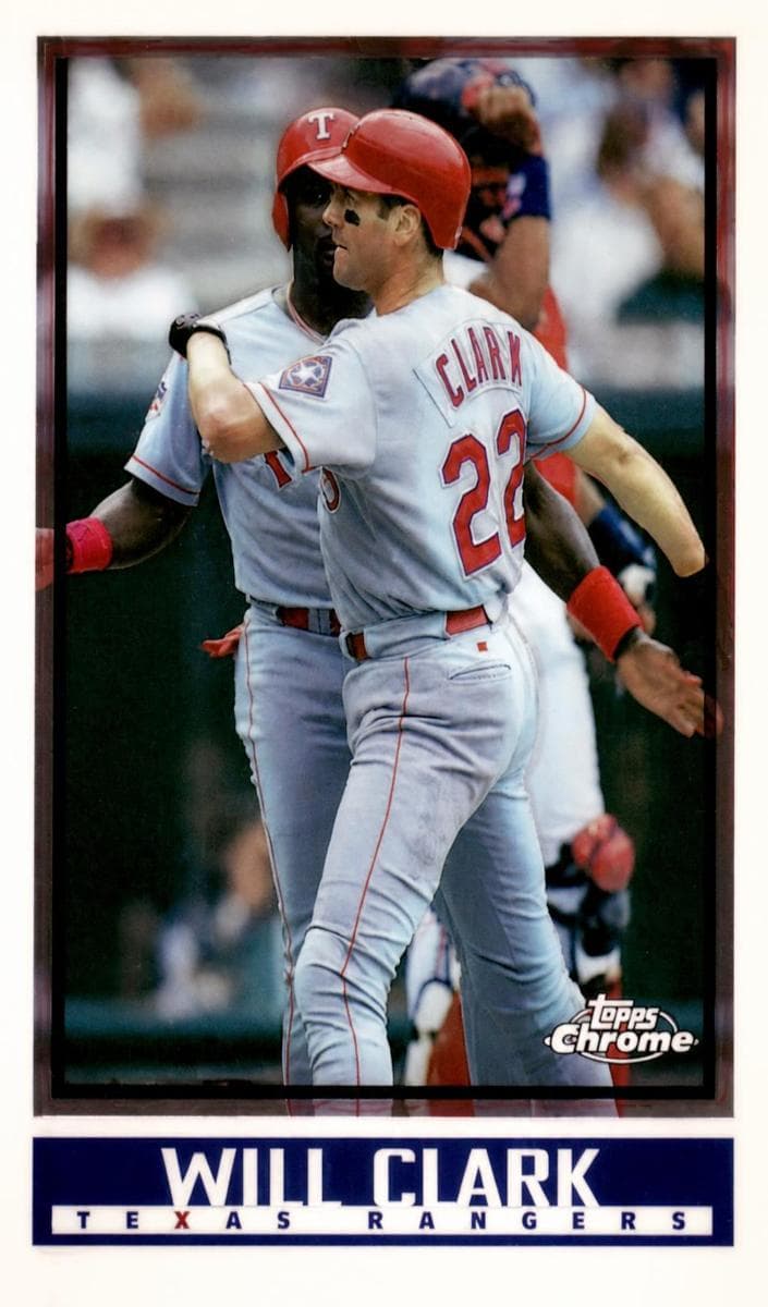 Will Clark 1998 topps Topps Chrome