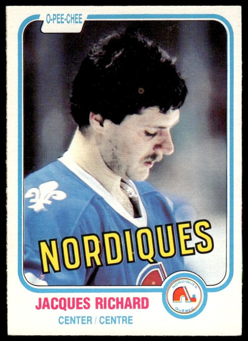 Jacques Richard 1981 topps O-Pee-Chee