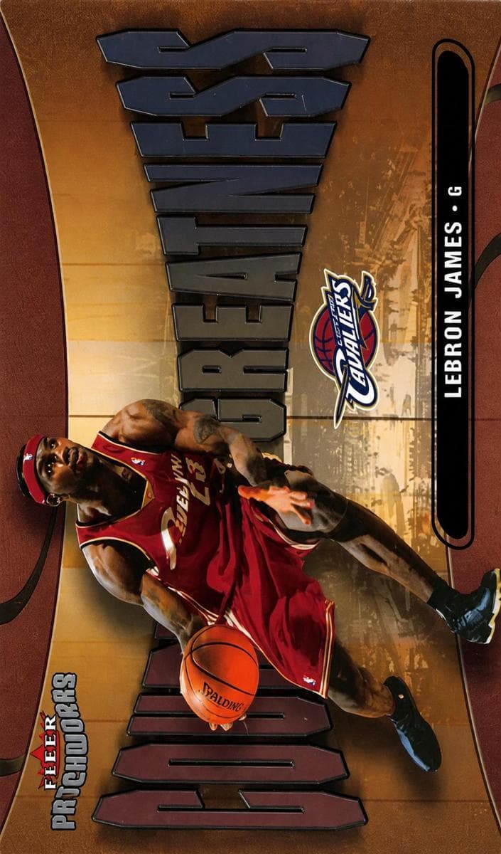 Lebron James 2003 fleer