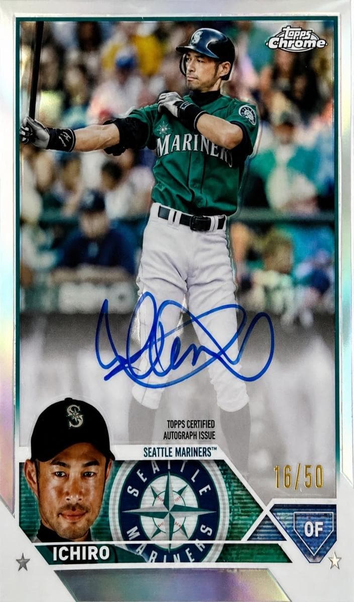 Ichiro 2023 topps Topps Chrome