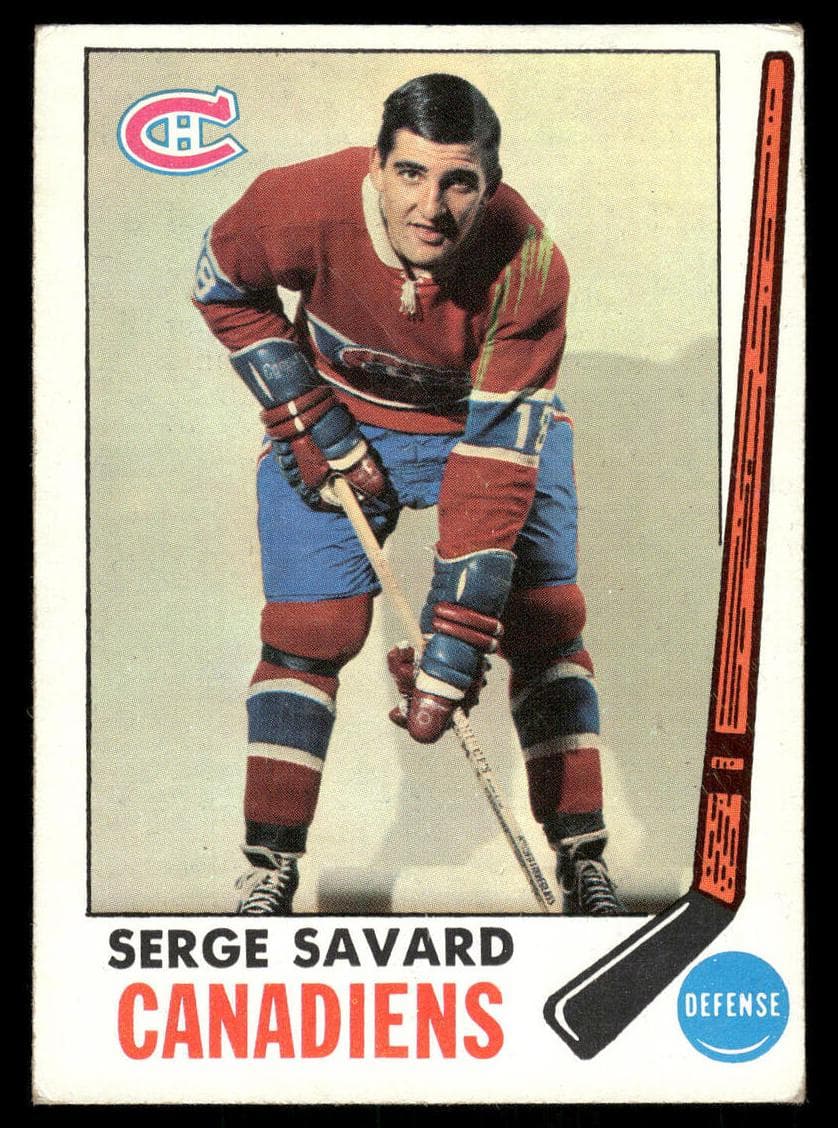 Serge Savard 1969 topps Topps