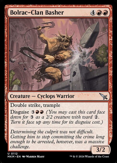 Bolrac-Clan Basher 2024 Magic: The Gathering Murders at Karlov Manor