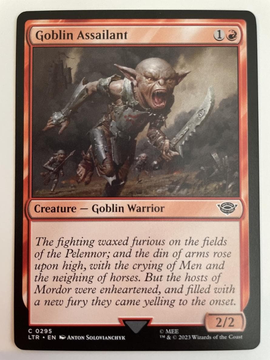 Goblin Assailant trading card