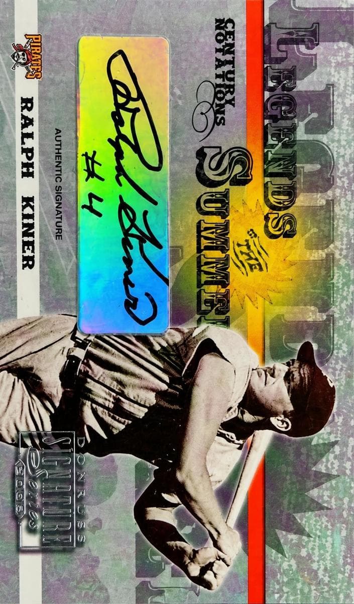 Ralph Kiner 2003 panini