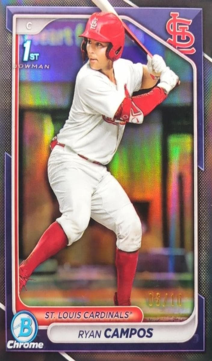 Ryan Campos 2024 bowman Bowman Draft Chrome