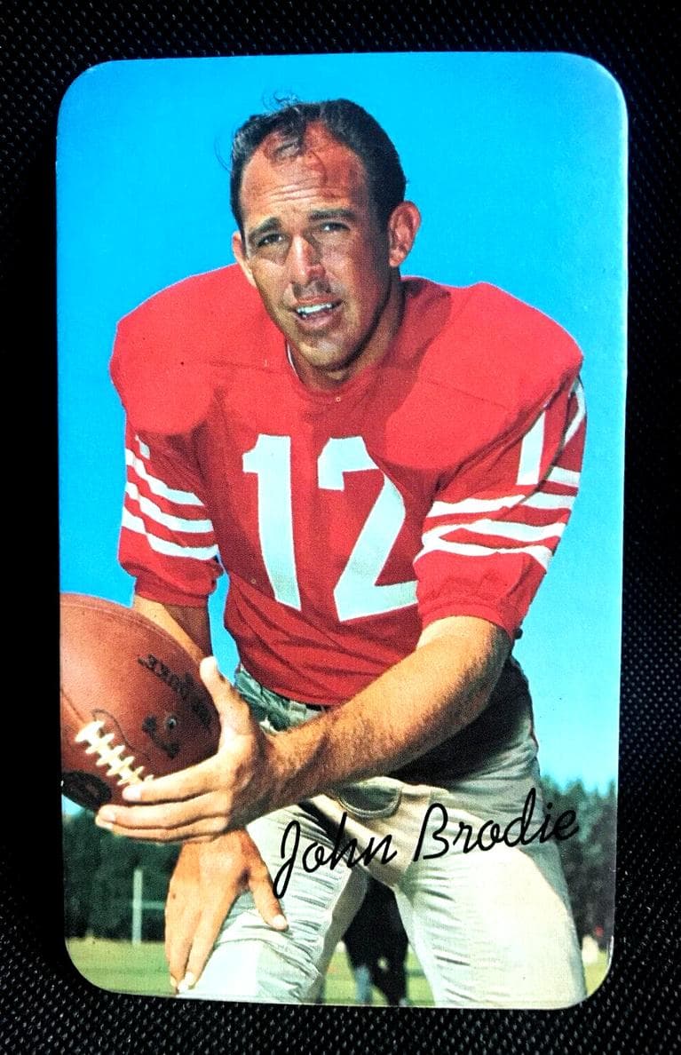 John Brodie 1970 topps