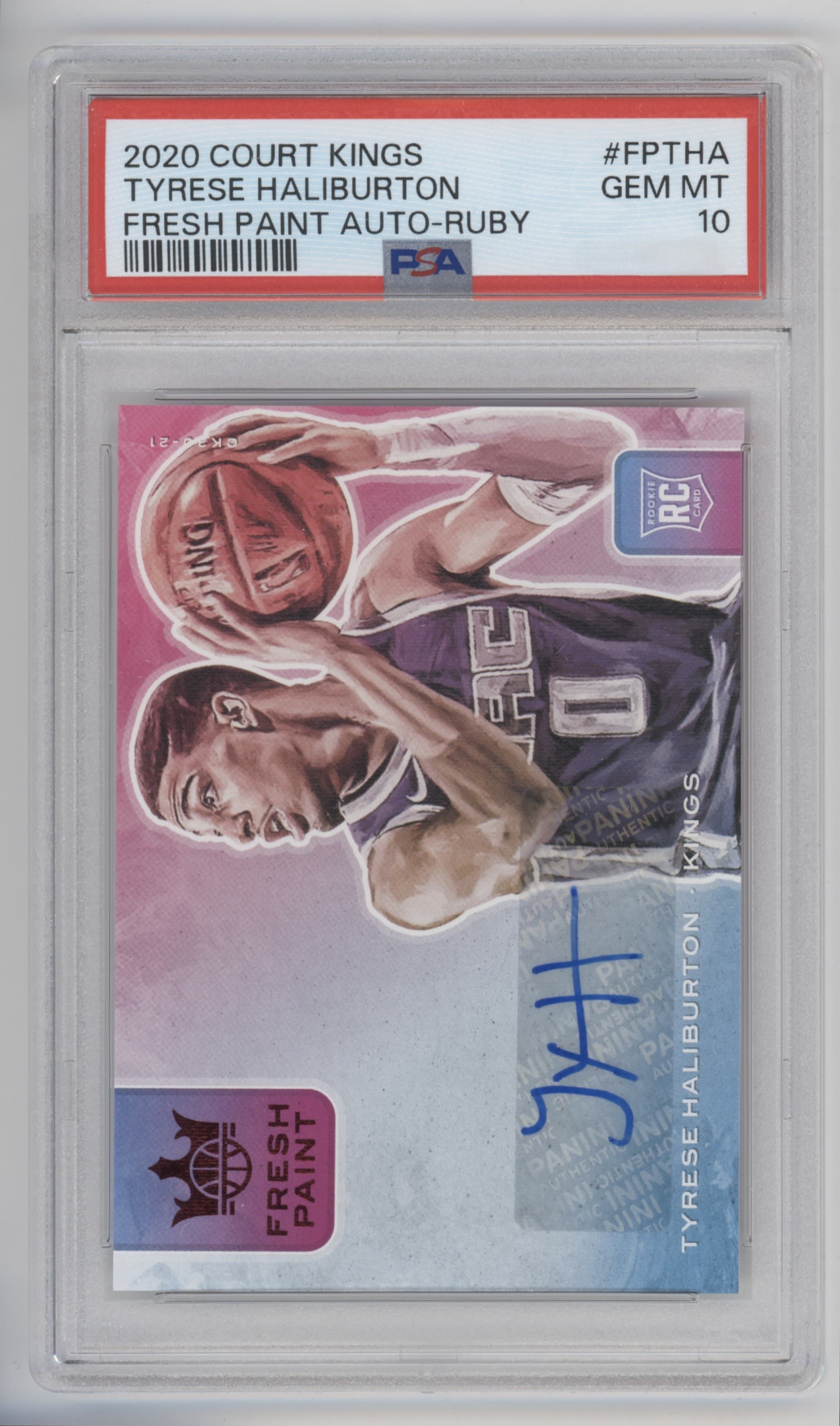 Tyrese Haliburton 2020 panini Panini Court Kings