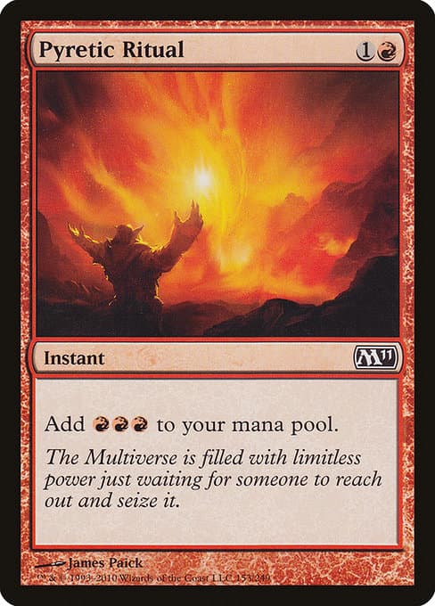 Pyretic Ritual 2010 Magic: The Gathering