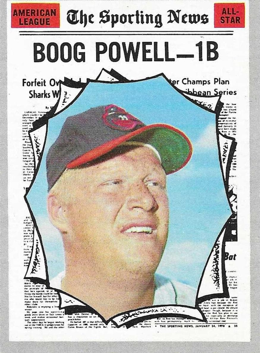 Boog Powell 1970 topps Topps