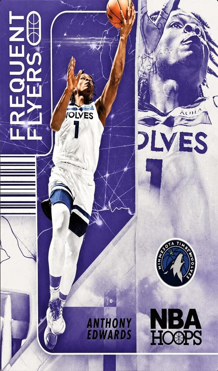 Anthony Edwards 2022 panini Donruss
