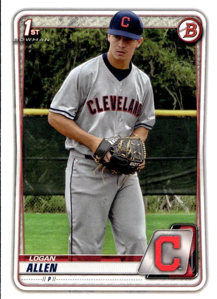 Logan Allen 2020 bowman Bowman Draft