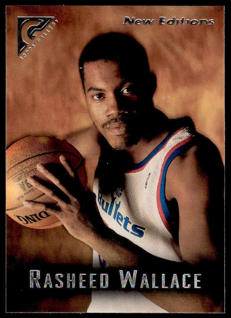 Rasheed Wallace 1995 topps Topps Gallery