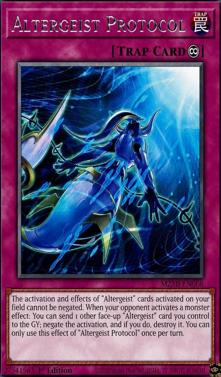 Altergeist Protocol 2024 Yu-Gi-Oh! Maze of Millennia