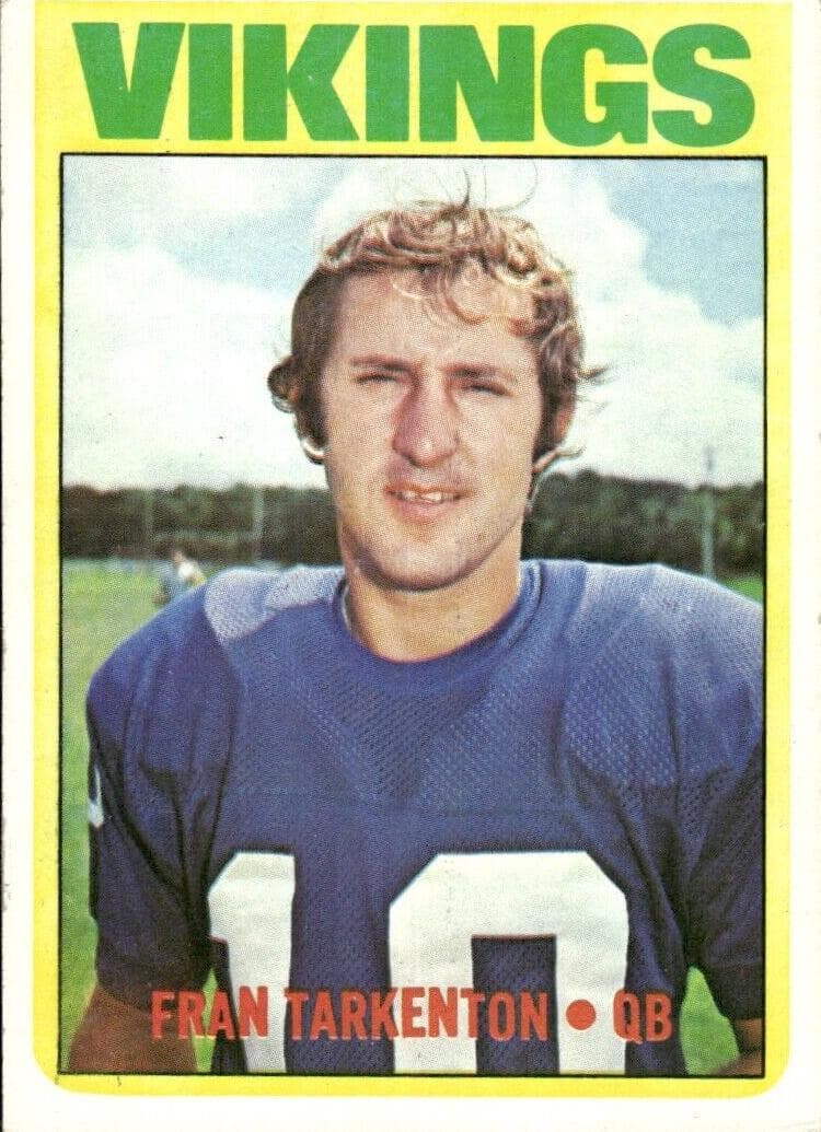 Fran Tarkenton 1972 topps