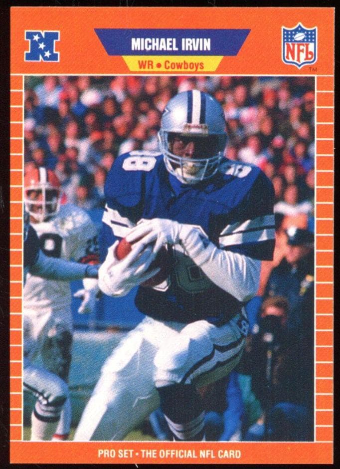 Michael Irvin trading card