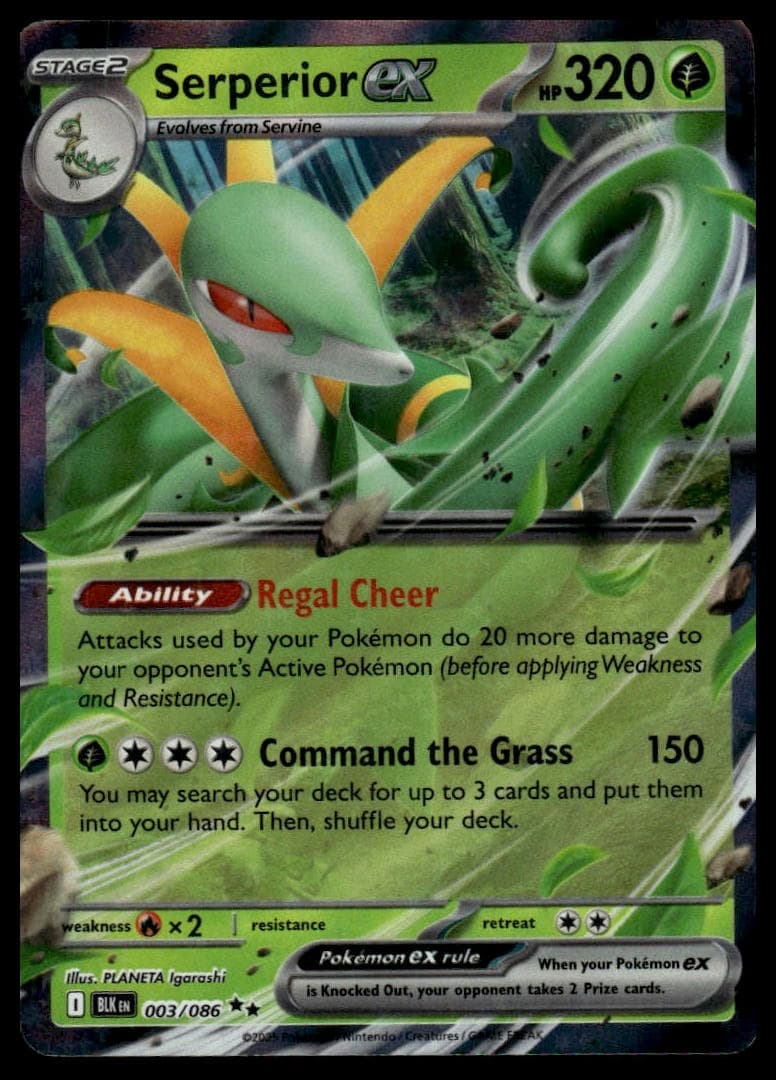 Serperior EX trading card