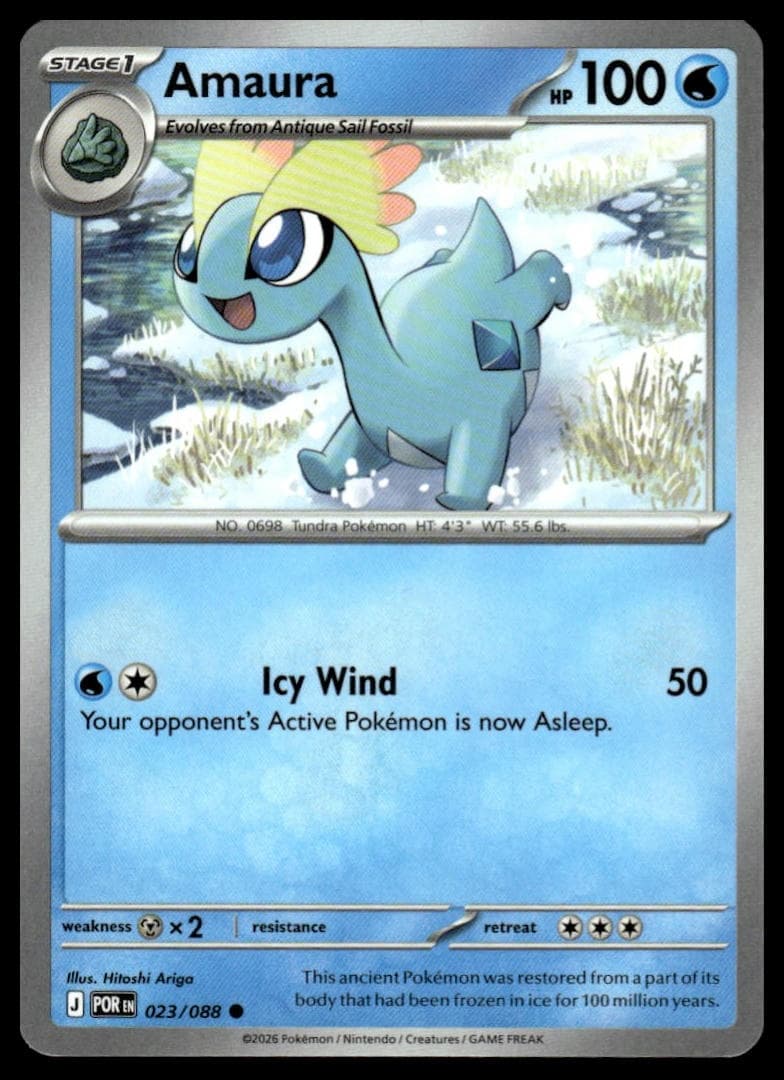 Amaura trading card