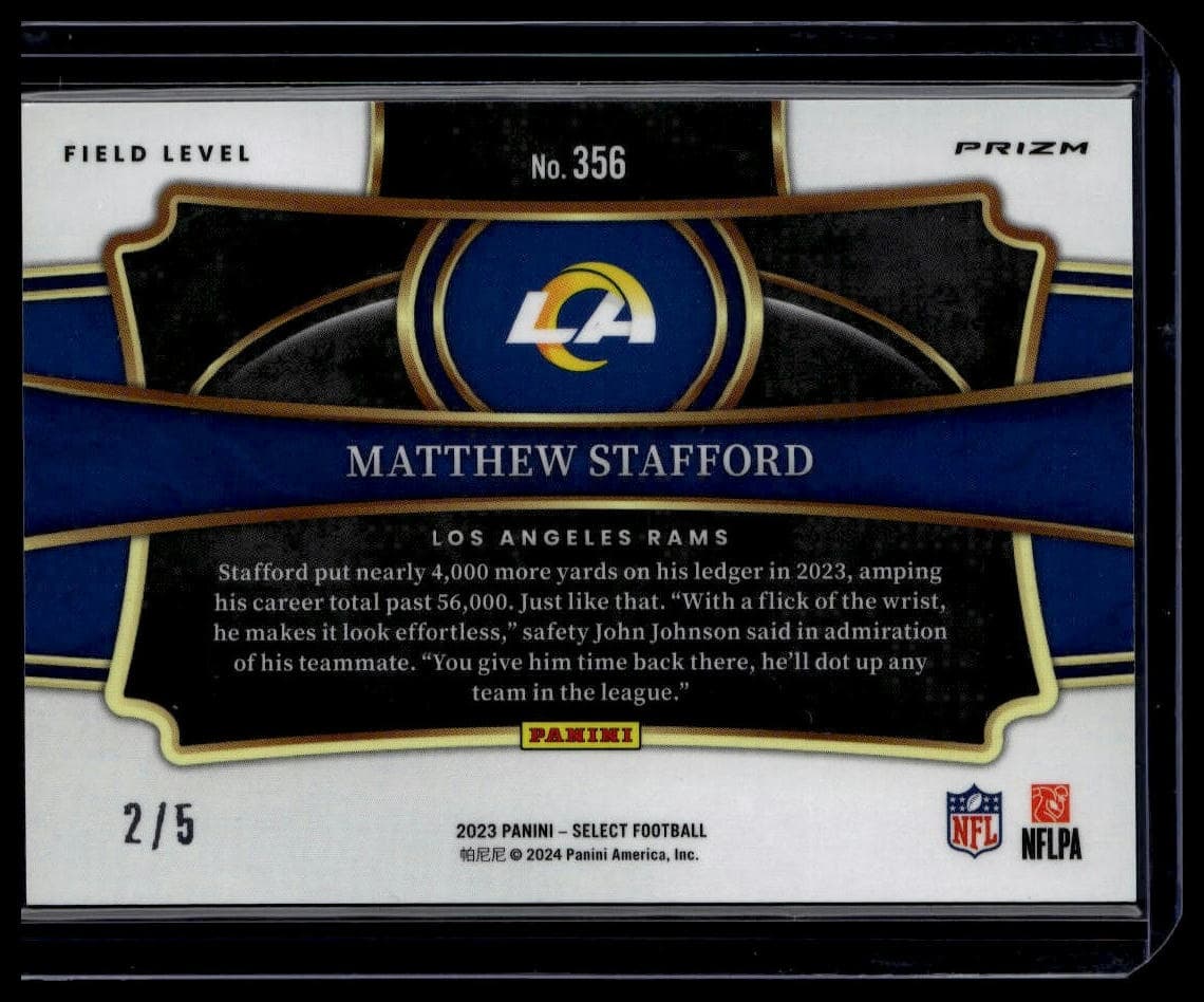 Matthew Stafford #356