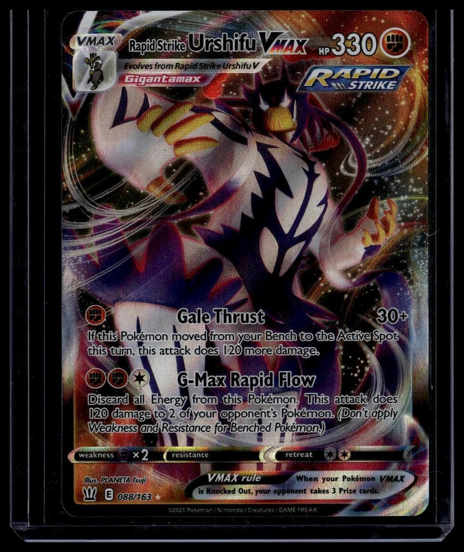 Rapid Strike Urshifu VMAX trading card