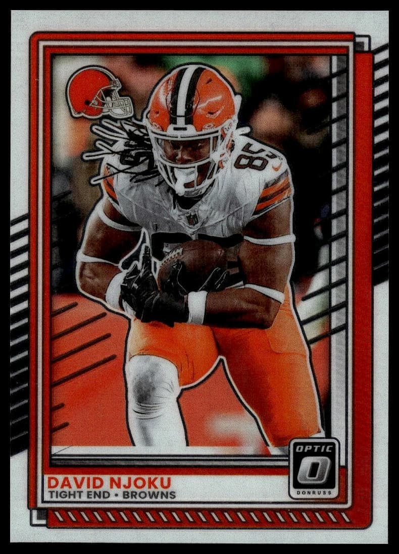 David Njoku trading card