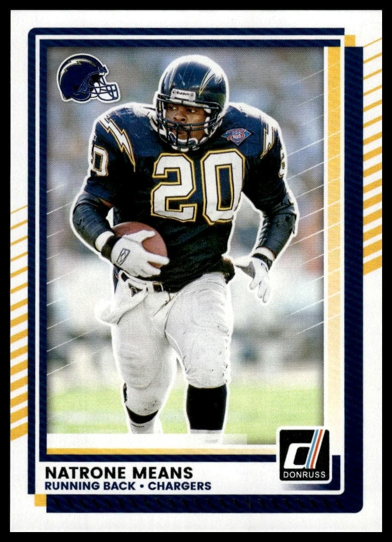 Natrone Means trading card