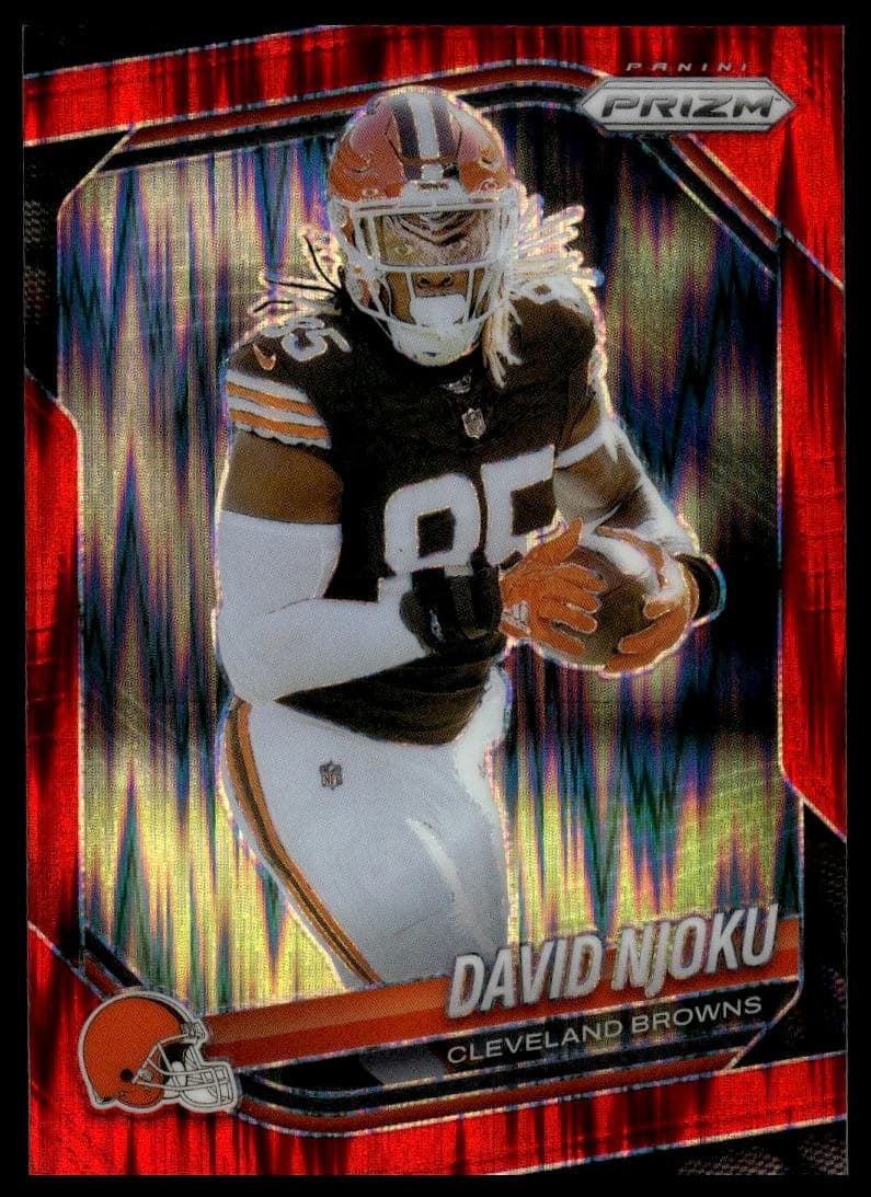 David Njoku trading card