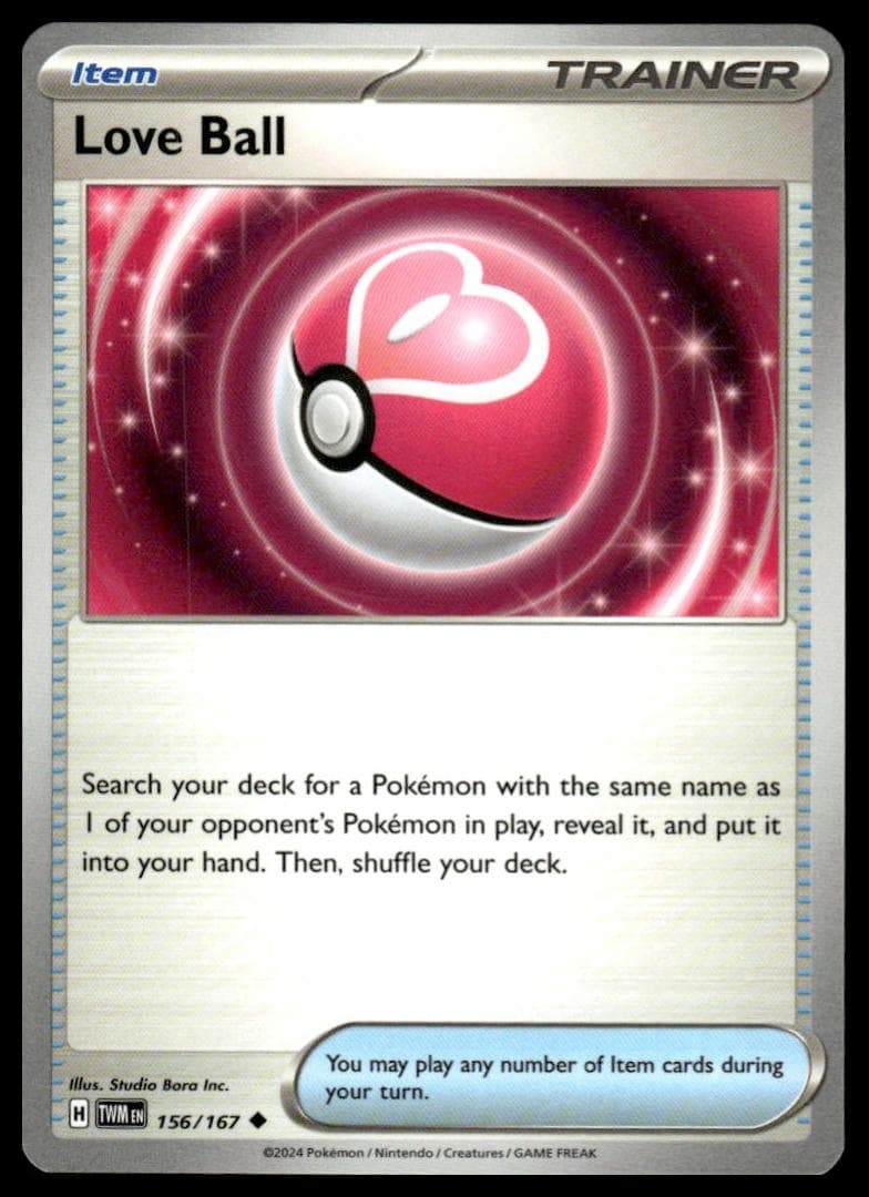 Love Ball trading card