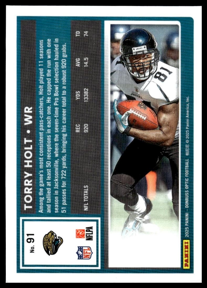 Torry Holt trading card