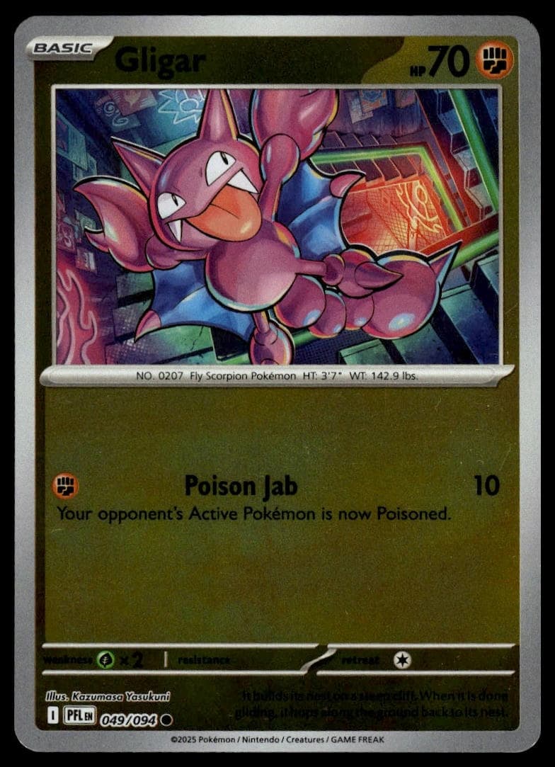 Gligar trading card