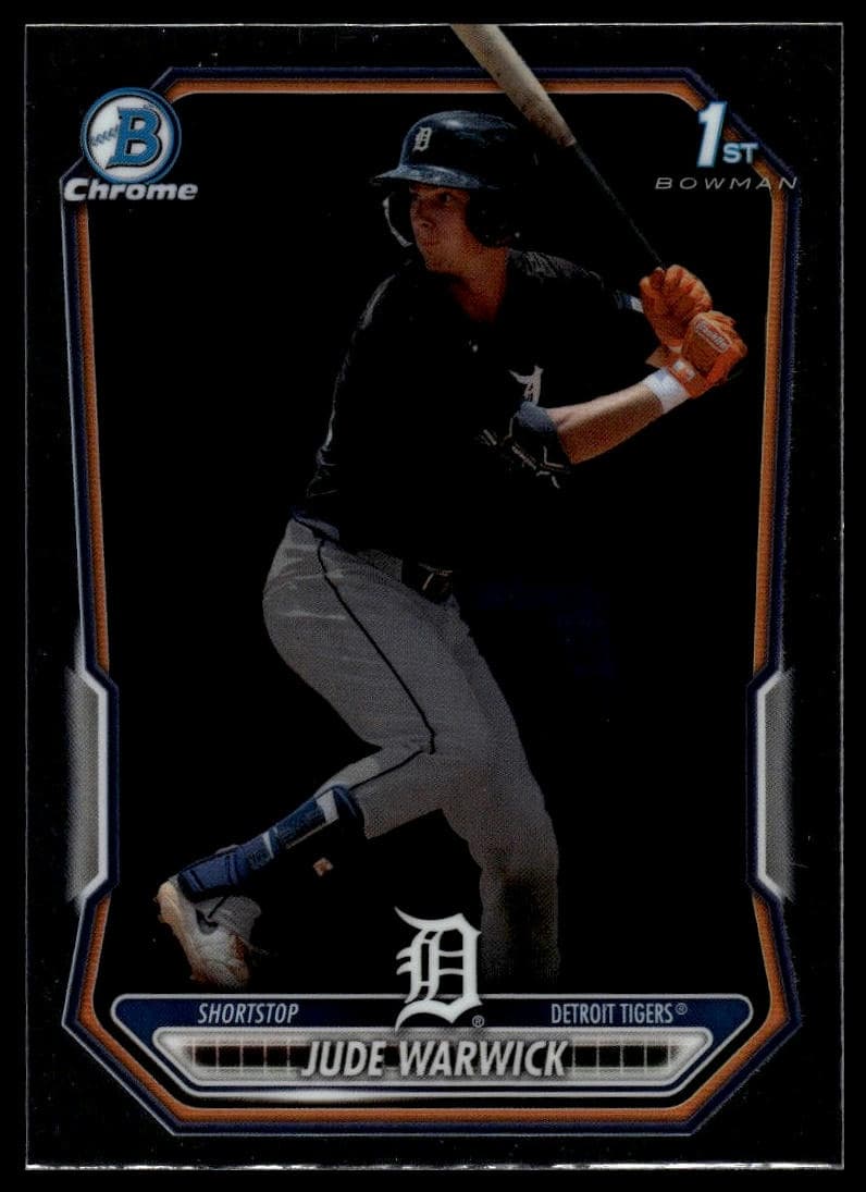 Jude Warwick trading card
