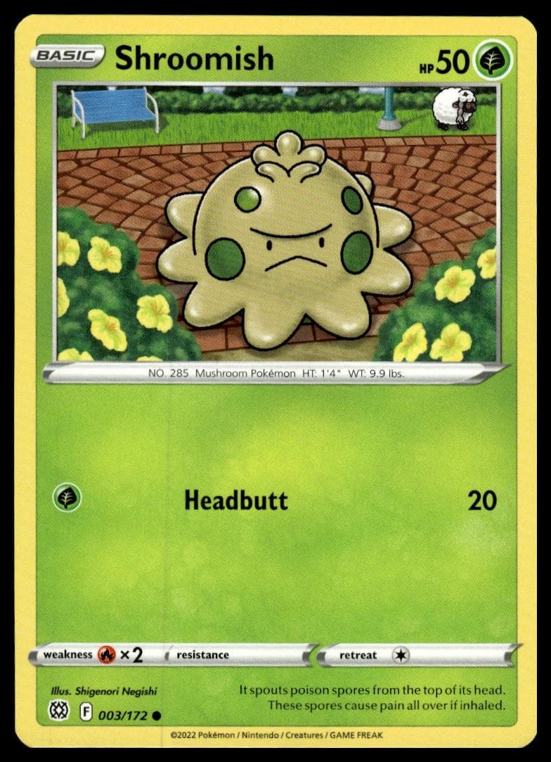 Shroomish trading card