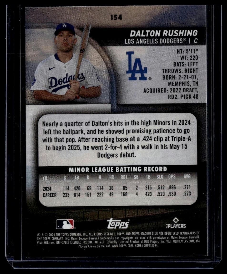 Dalton Rushing #154