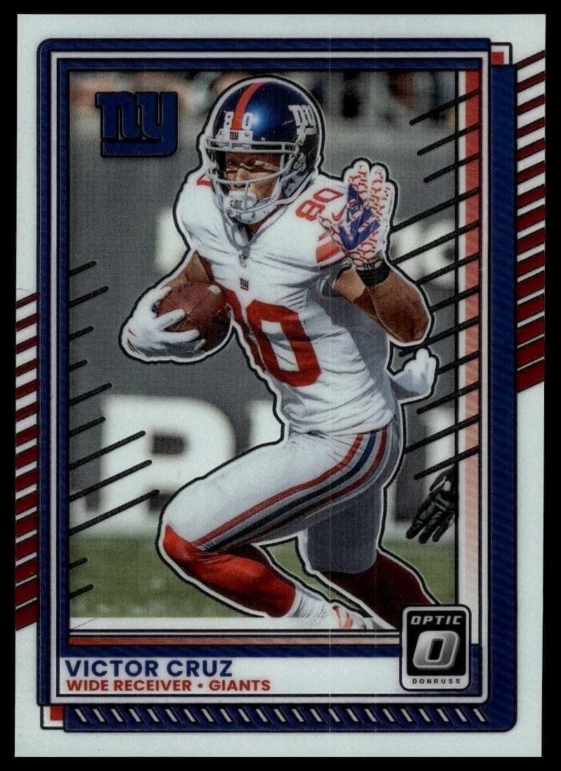 Victor Cruz trading card