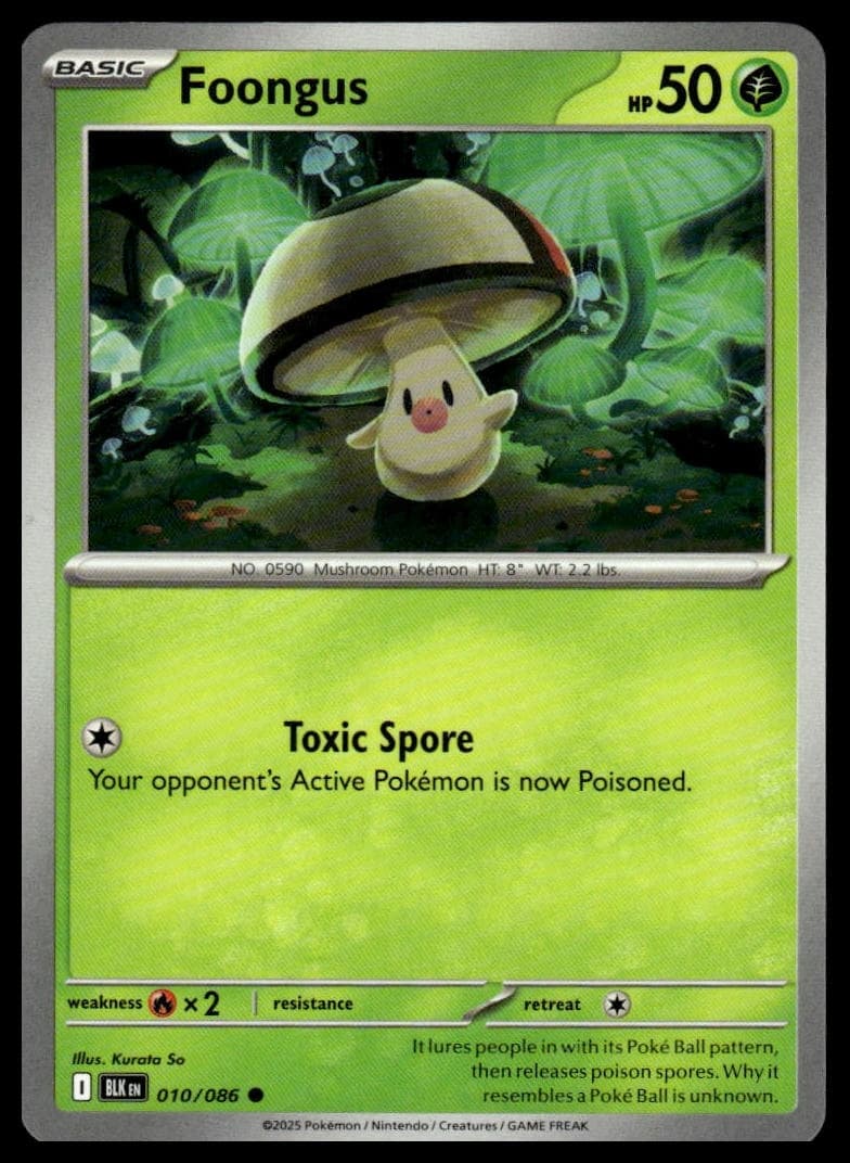 Foongus trading card