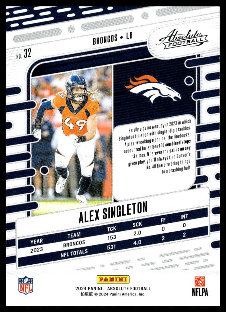 Alex Singleton #32