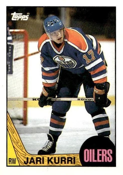 Jari Kurri 1987 topps Topps