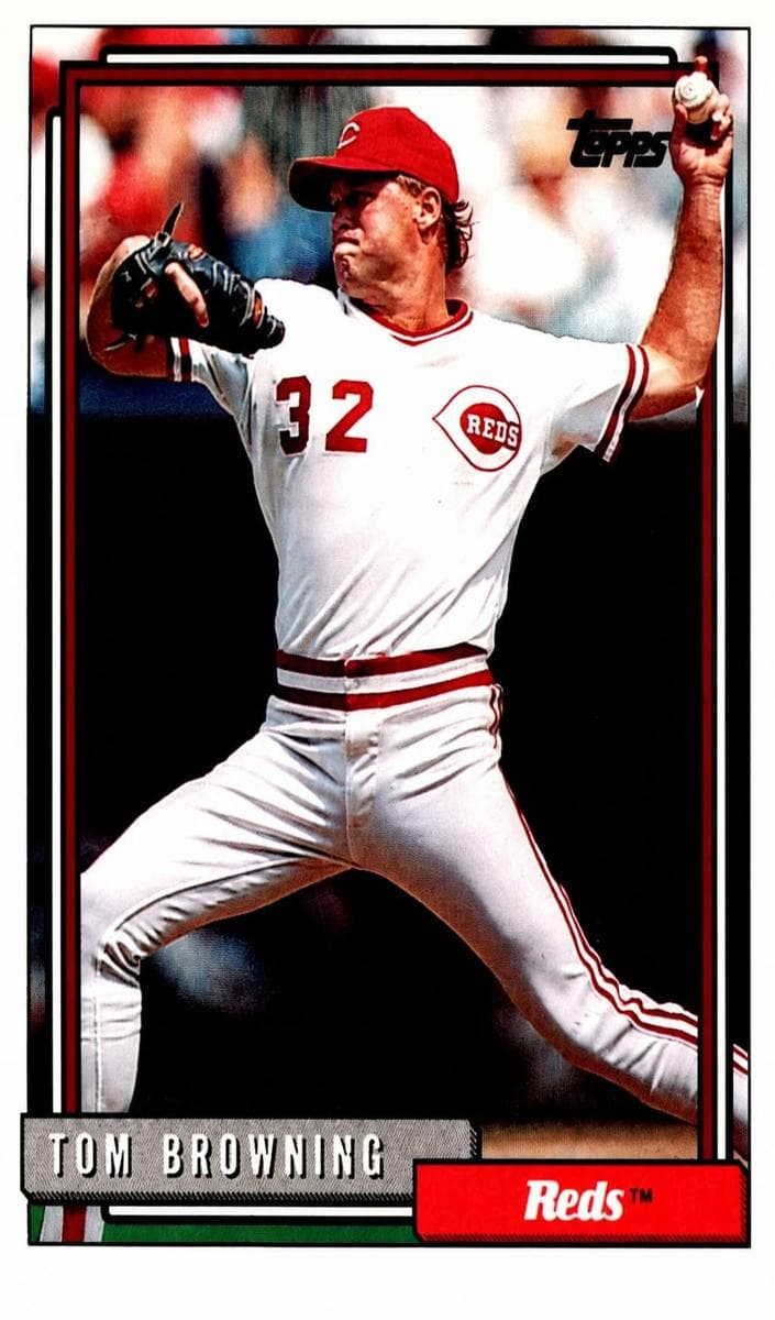 Tom Browning 1992 topps Topps