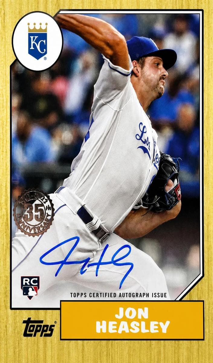 Jon Heasley 2022 topps Topps Update