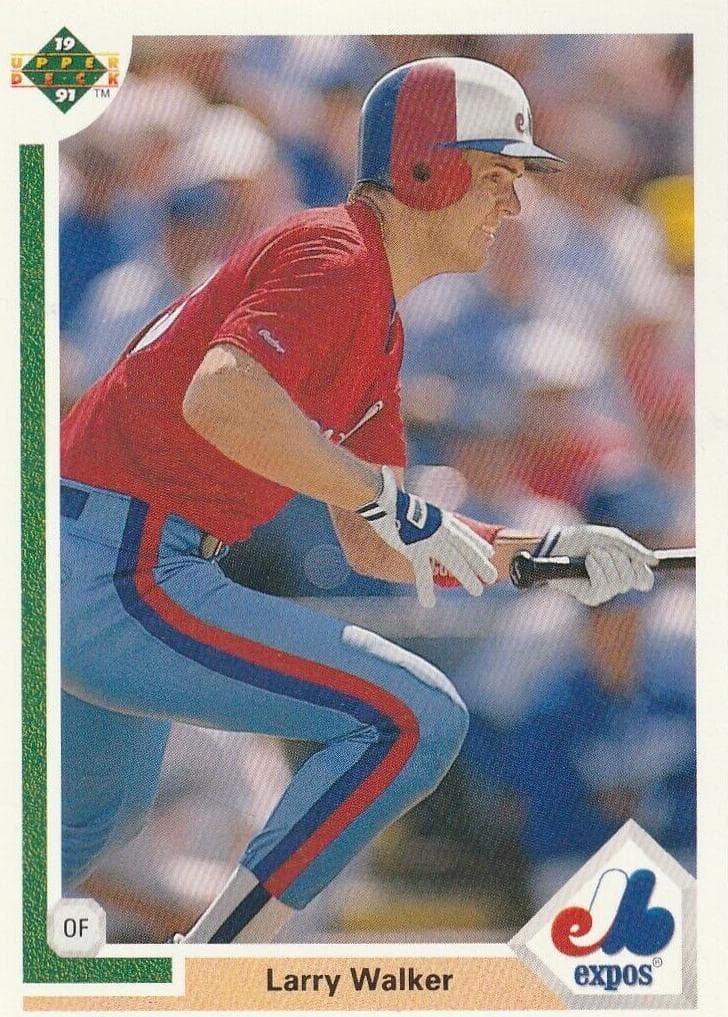 Larry Walker 1991 upper-deck Upper Deck