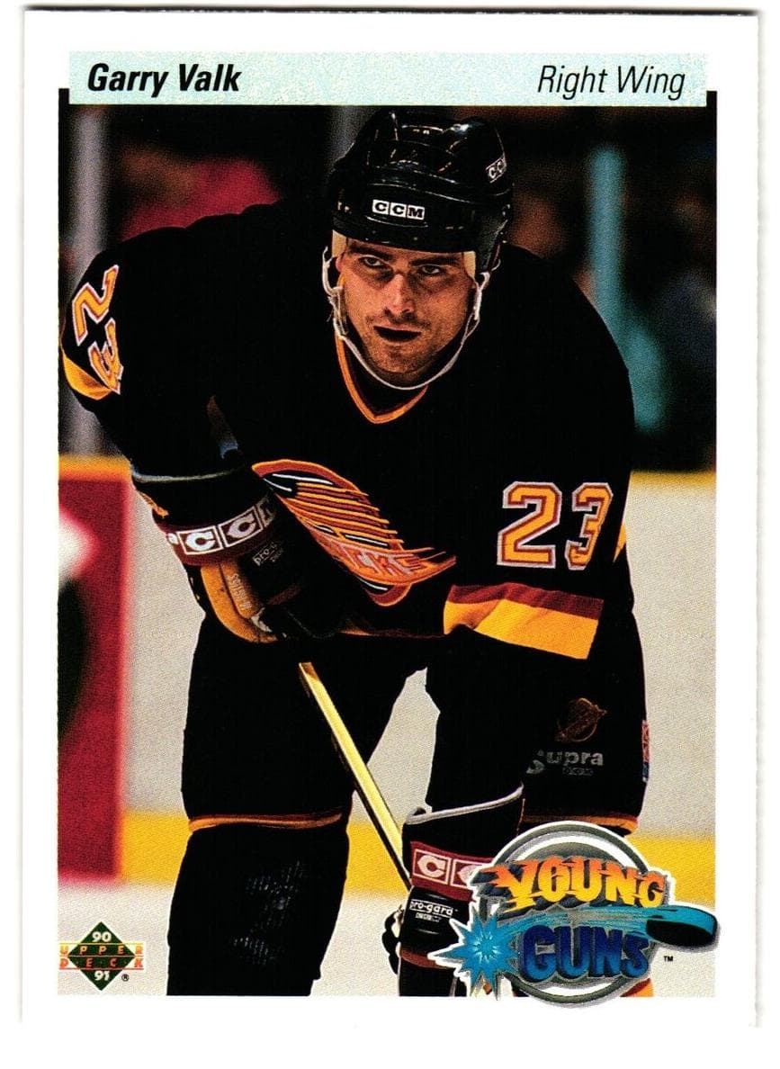 Garry Valk trading card