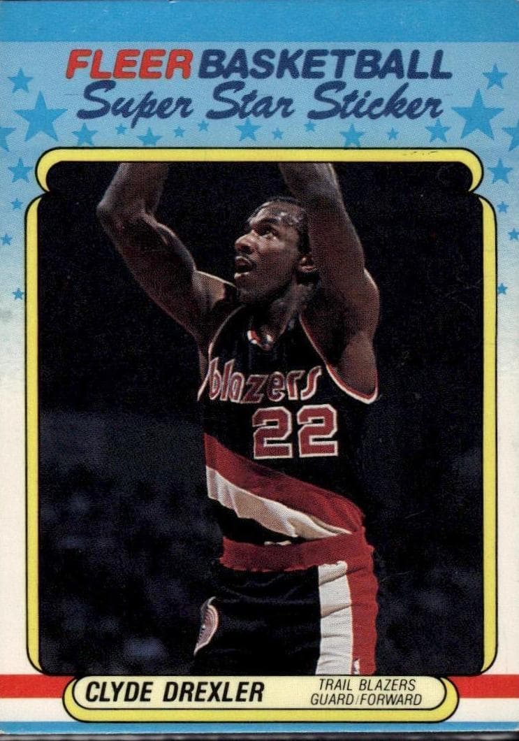 Clyde Drexler 1988 fleer Fleer