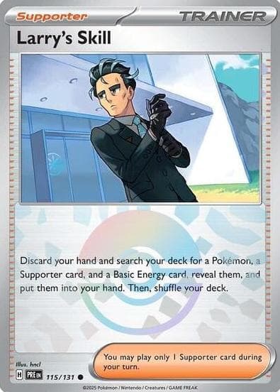Larry's Skill trading card