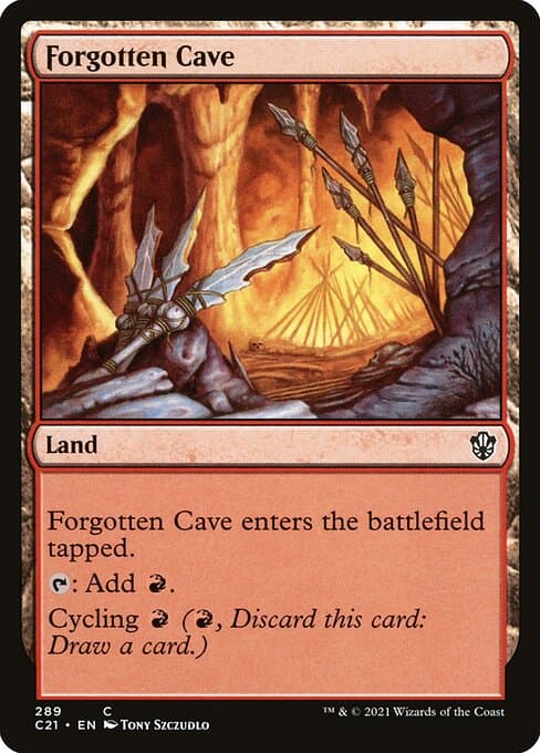 Forgotten Cave 2019 Magic: The Gathering Commander 2019