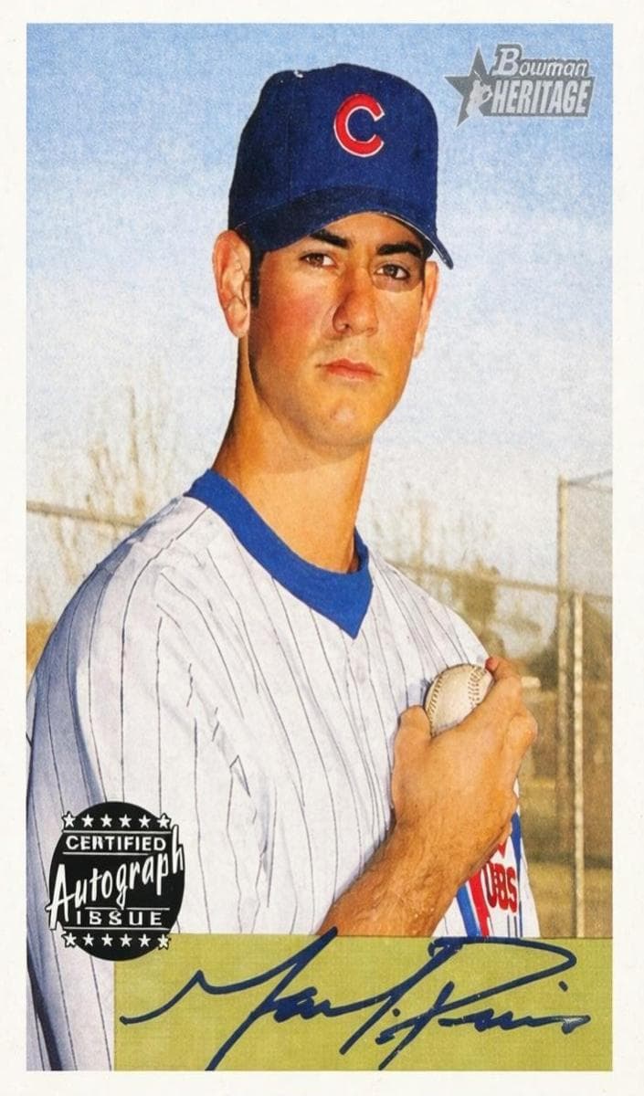 Mark Prior 2002 bowman Bowman Heritage