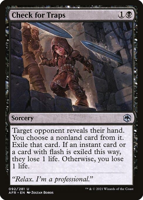 Check for Traps 2021 Magic: The Gathering